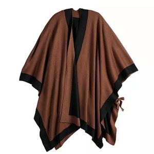 Women's Apt. 9® Reversible Fine Knit Ruana One Size